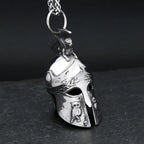 PENDRA Spartanhelm 3D Stainless Steel Spartan Helmet Pendant