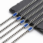 PENDRA Cuban Stone Link Chain Necklace