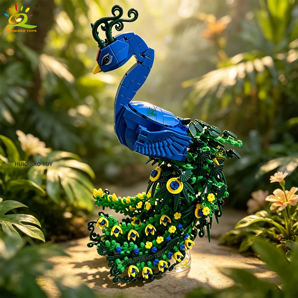 PENDRA Peacock Animal Bird Building Set