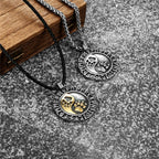 PENDRA Steel Rune Necklace