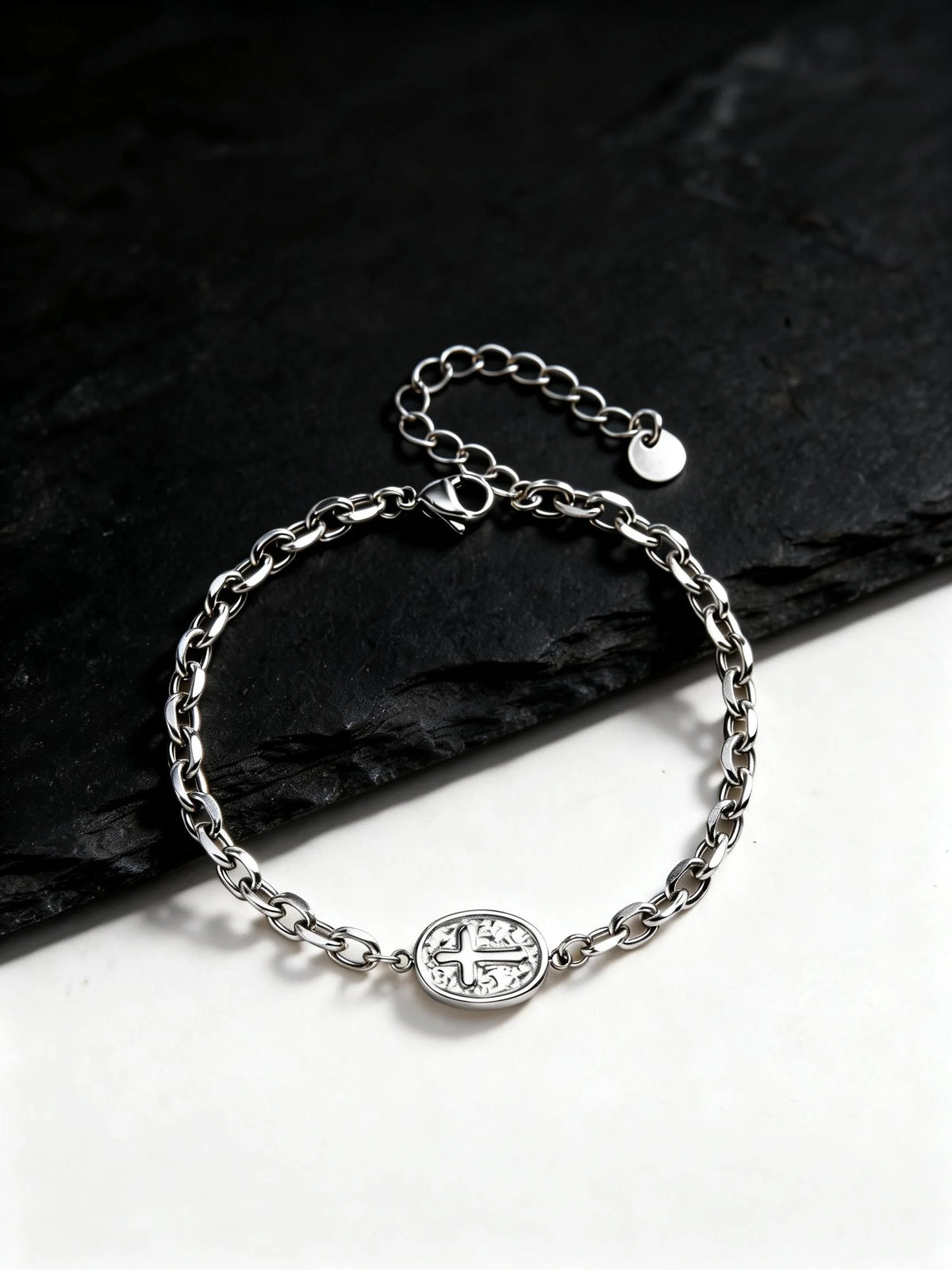 PENDRA Cross Charm Minimalist Bracelet