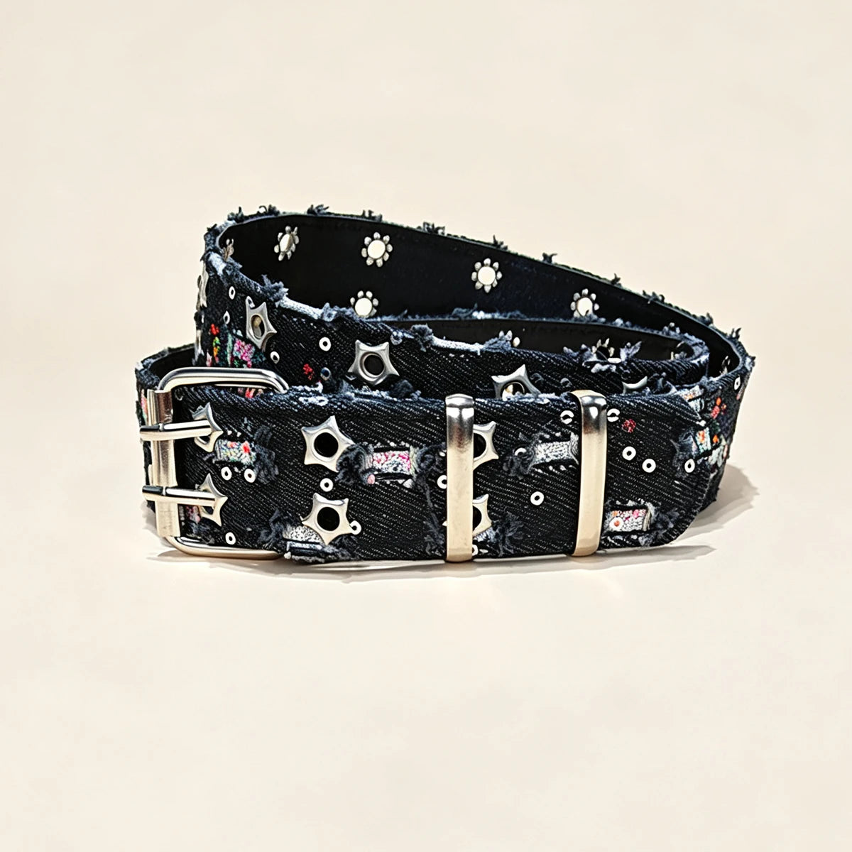 PENDRA Orlaellea Black Pin Buckle Star Luxury Belt