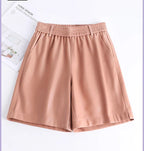 PENDRA Full Leather Wide Leg Shorts