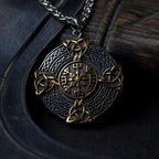 PENDRA Celtic Knot Steel Necklace