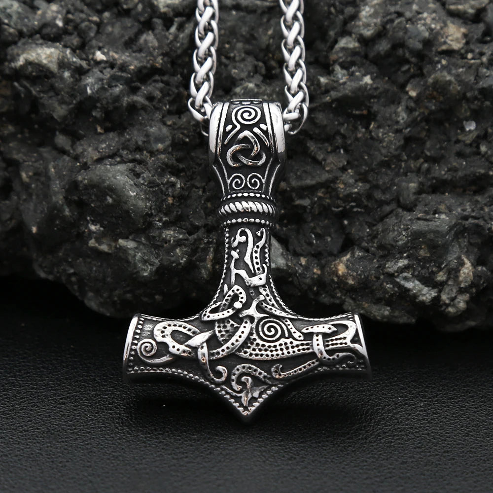 PENDRA Mjolnir Viking Thor Hammer Pendant