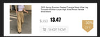 Women's Harem pants Summer Vintage Thin High Waist Straight Casual Pants Women Fashion Loose Cotton linen pants Trousers Female