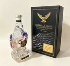 2026 USA Independence 250 Years Eagle Shaped Glass Decanter Painted Whiskey Bottle Collectible Bar Decoration