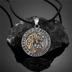 PENDRA Wolf Rune Viking Necklace