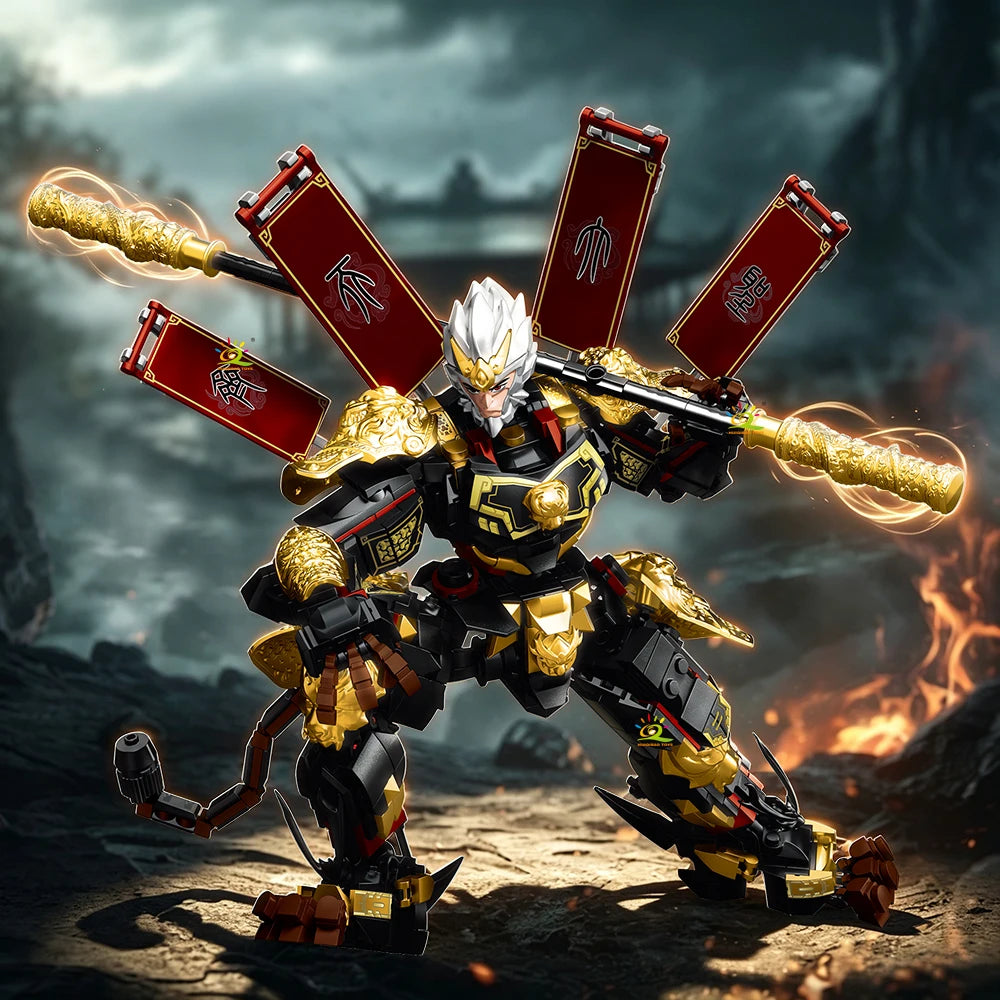 PENDRA Monkey Warrior Mecha Building Set