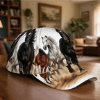 PENDRA Galloping Horses Cap