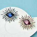 PENDRA Gaze Sparkling Crystal Eye Brooch