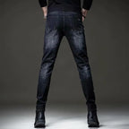 Luxury Casual Pants for Men 2023 New Summer Korean Designer Men's Jeans Slim Tiger Embroidered Harajuku Fashion Casual Trousers