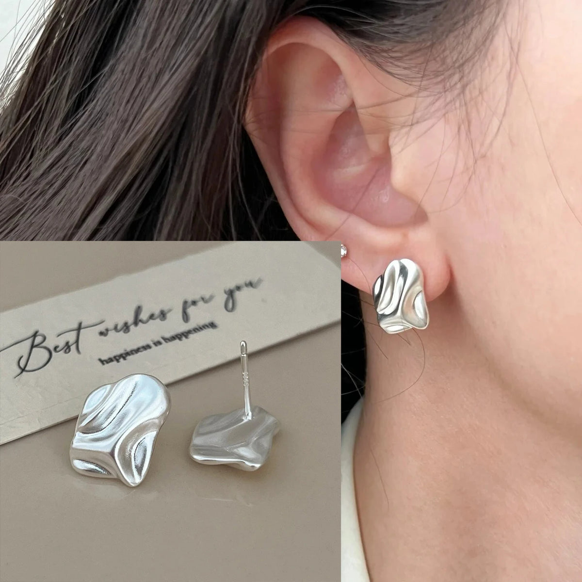 Ventfille 925 Sterling Silver Star Earring for Women Girl Simple Tassels Chain Fashion Office Jewelry Gift Dropshipping