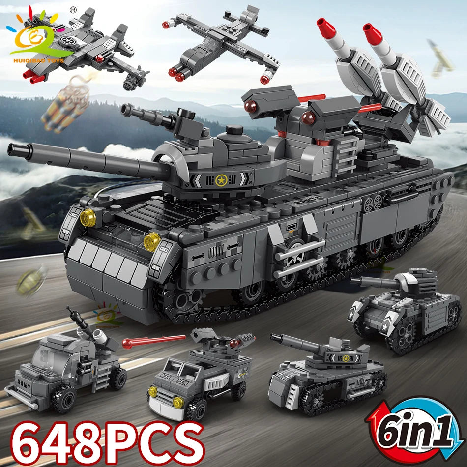 PENDRA Military Tank Plane Building Set