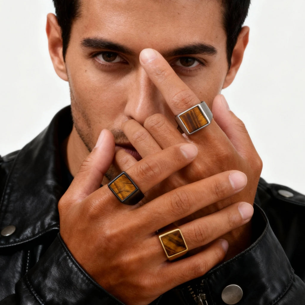 PENDRA Kaelith Tiger Eye Ring