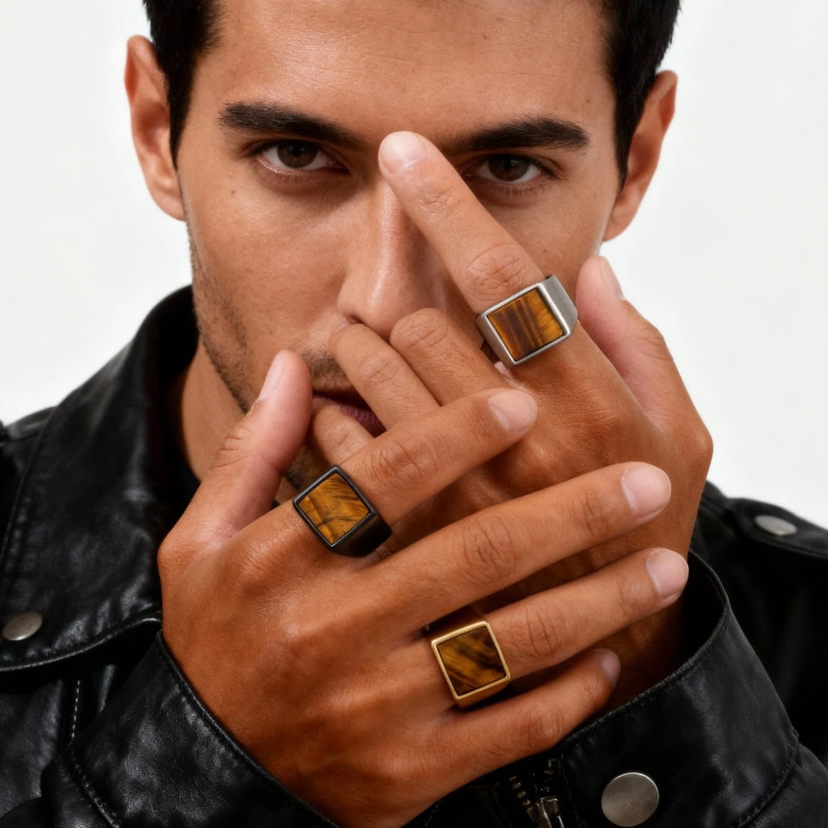 PENDRA Kaelith Tiger Eye Ring