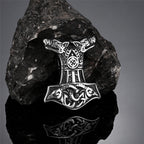 PENDRA Wolf Steel Necklace