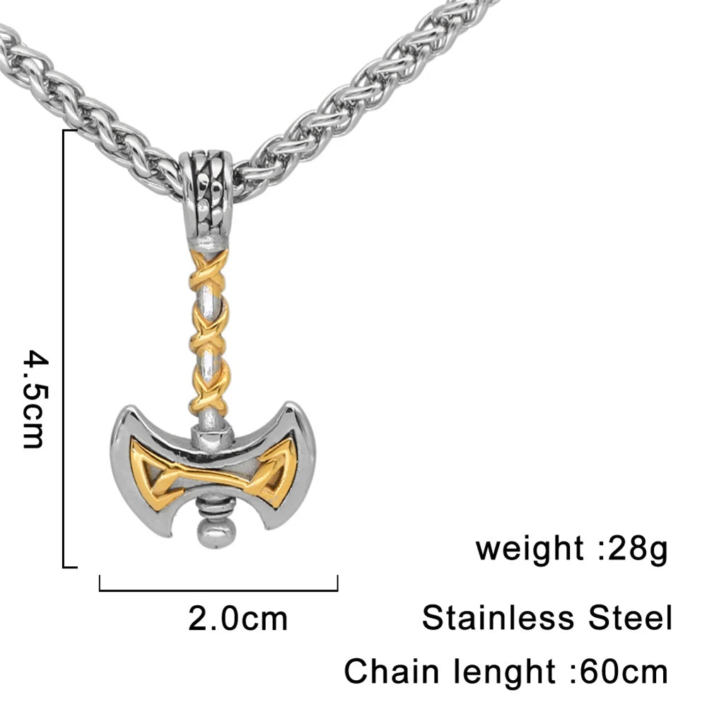 PENDRA Rune Gold Pendant Necklace