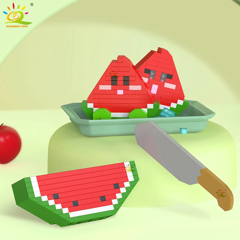 PENDRA Cute Fruit Micro Building Set