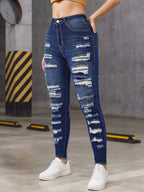 2026 New Fashion Women's Skinny Jeans, High-Waisted Stretch Jeans, Trendy Street Style, Petite Women's Version.