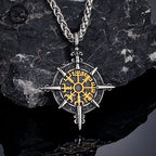 PENDRA Rune Gold Norse Necklace