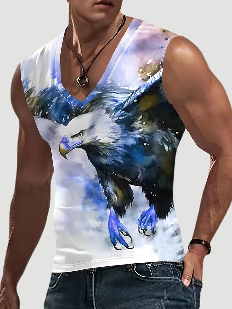 PENDRA Eagle Sleeveless Everyday T-Shirt
