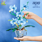 PENDRA Orchid Coffee Floral Building Set