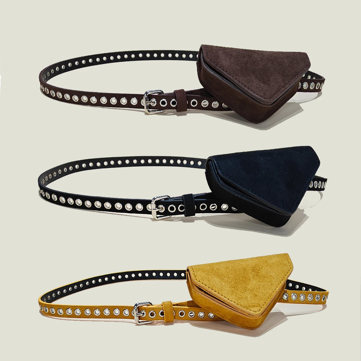 PENDRA Norara Leather Gothic Belt Bag