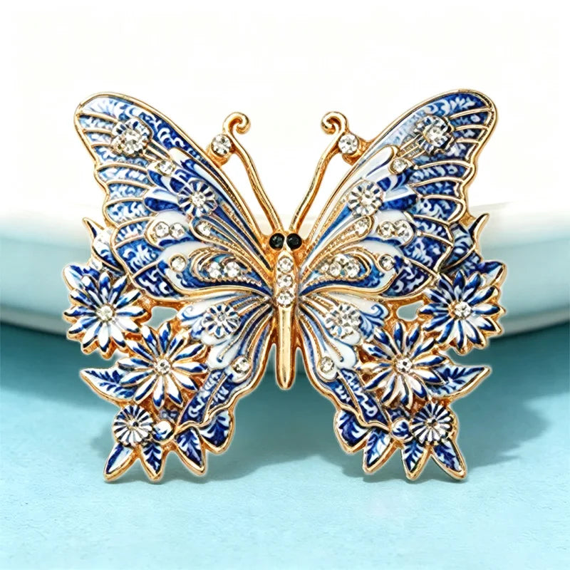 PENDRA Porcelain Animal Collection Brooch
