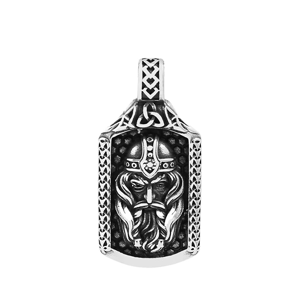 PENDRA Vikingwarrior Vintage Stainless Steel Warrior Necklace