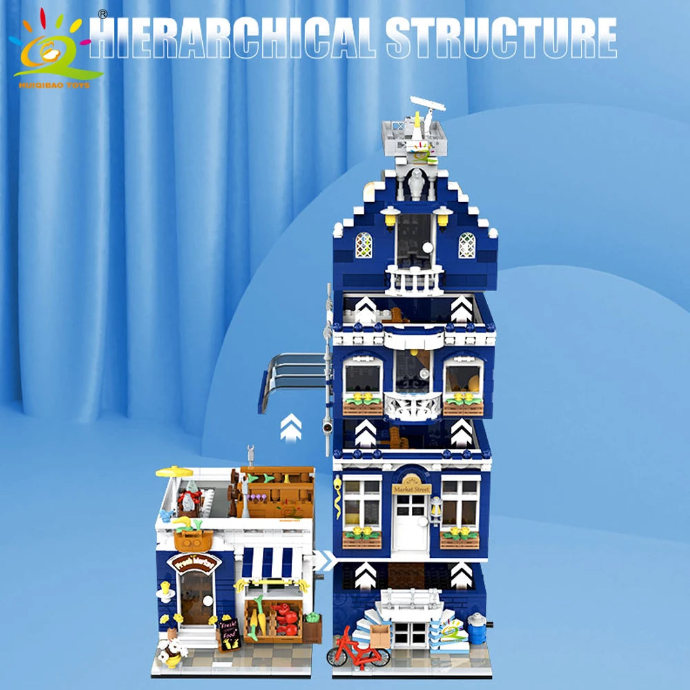 PENDRA Corner Coffee Micro Building Set