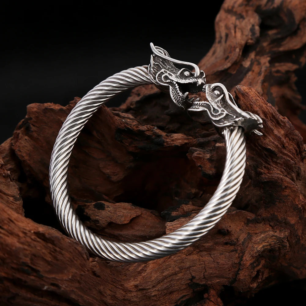 PENDRA Rune Tree Nordic Stainless Steel Bracelet
