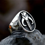 PENDRA Skullpunk Vintage Stainless Steel Skull Ring
