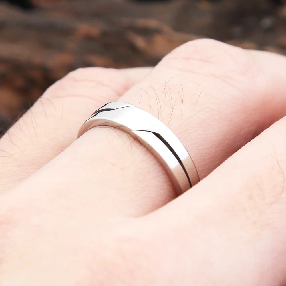 PENDRA Plainforge Simple Stainless Steel Ring