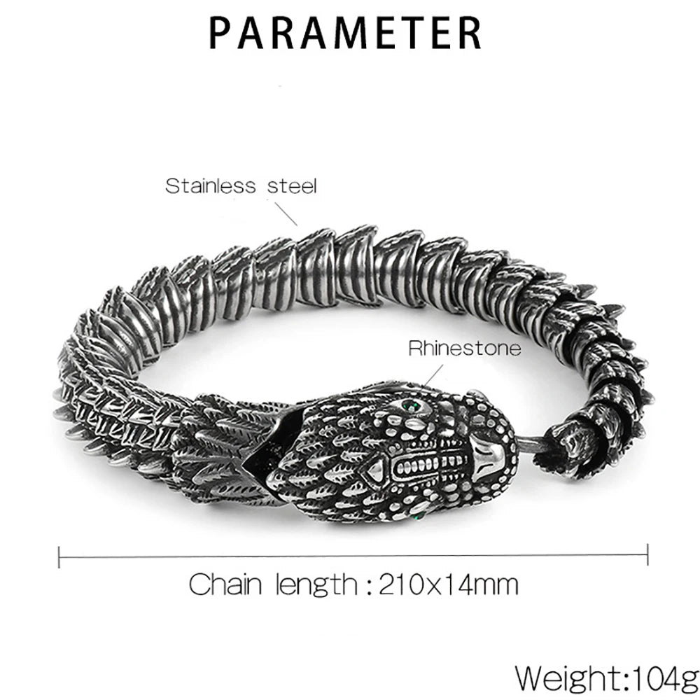 PENDRA Snake Silver Bracelet