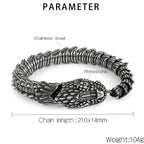 PENDRA Snake Silver Bracelet