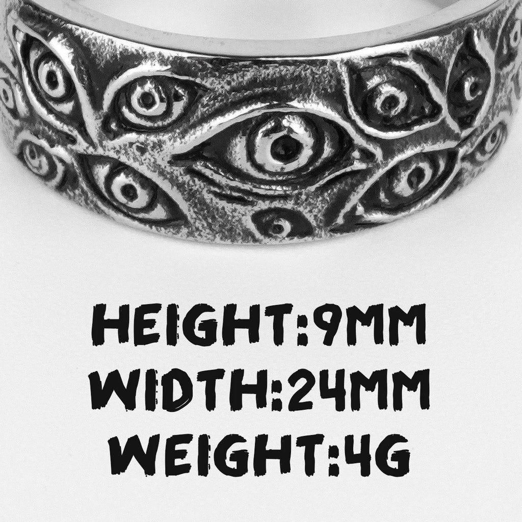 PENDRA Rock Demon Devil's Steel Ring