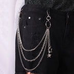 PENDRA Moonstar Rivet Waist Chain Keychain