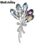 PENDRA Banquetflora Crystal Flower Brooch