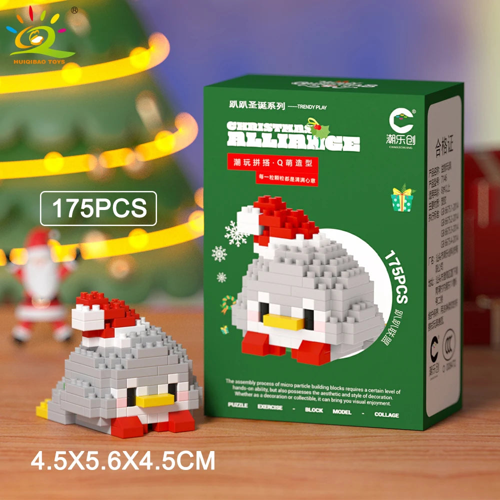 PENDRA Elk Deer Santa Building Set