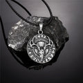 PENDRA Rune Norse Skull Necklace