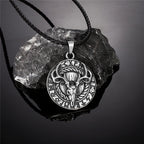 PENDRA Rune Norse Skull Necklace