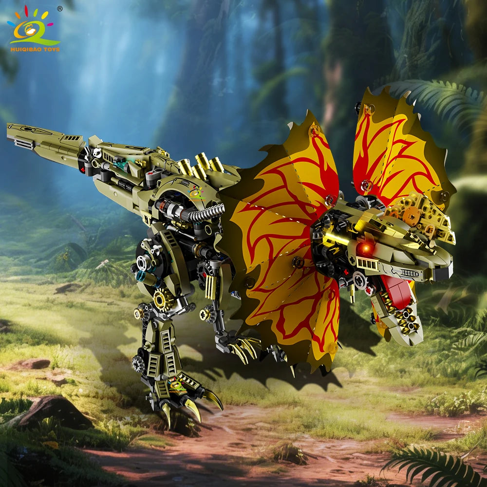 PENDRA Technical Dilophosaurus Dino Building Set