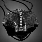 PENDRA Rune Steel Necklace