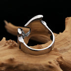 PENDRA Batwing 316L Stainless Steel Bat Ring