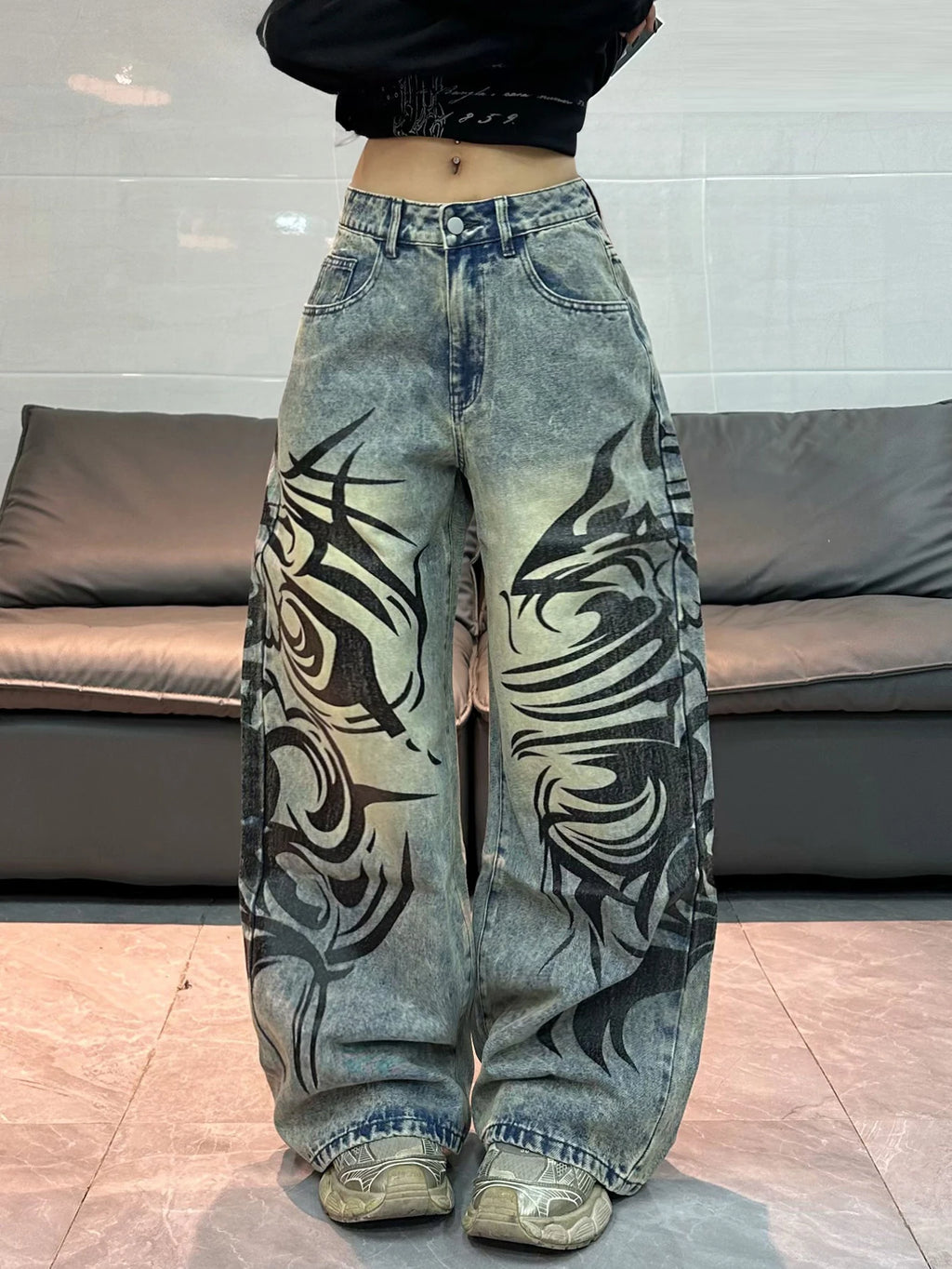PENDRA American Washed Distressed Jeans