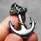 PENDRA Pirate Anchor Steel Necklace