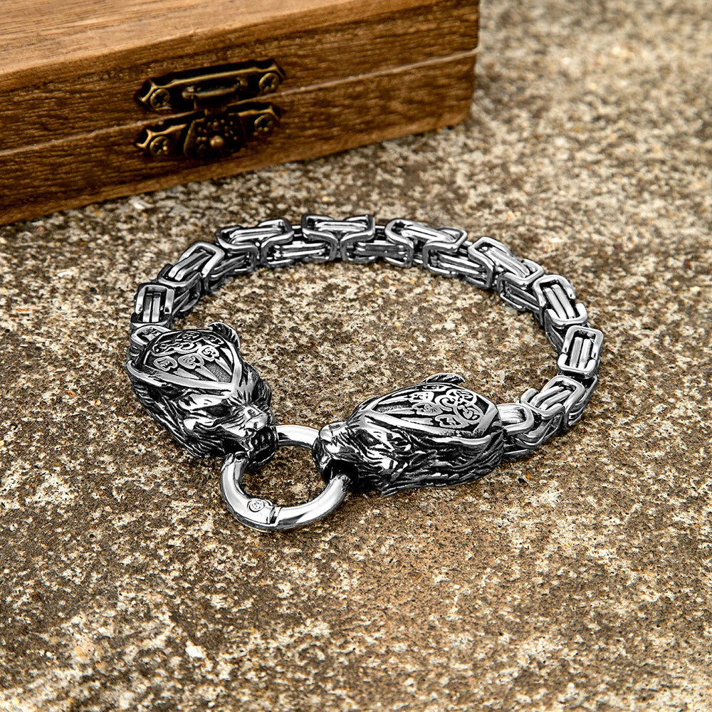 PENDRA Wolf Classic Viking Bracelet