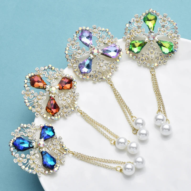 PENDRA Palmera Palace Flower Brooch