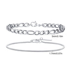 PENDRA Figaro Silver Bracelet